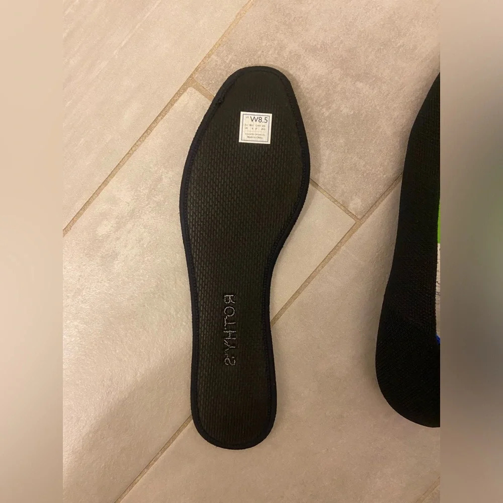 Rothy's Round Toe Flats Black Size 8.5 - Picture 6 of 6